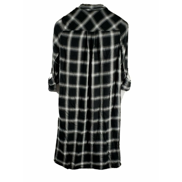 Blank NYC Plaid Duster Button Down Shirt XS NWT - Picture 10 of 11
